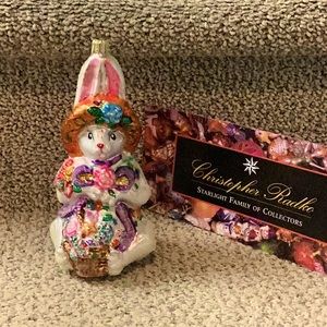 Christopher Radko - Retired Spring Rabbit ornament